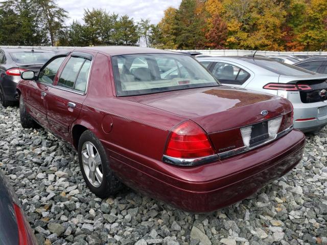 2FAFP74V58X174623 - 2008 FORD CROWN VICT BURGUNDY photo 3