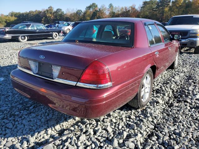 2FAFP74V58X174623 - 2008 FORD CROWN VICT BURGUNDY photo 4