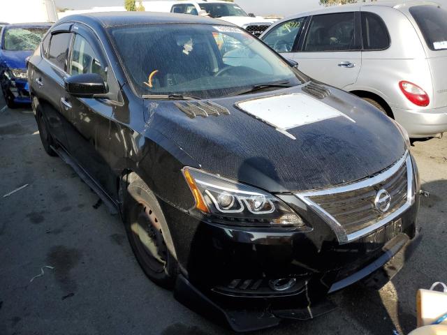 3N1AB7AP5DL562586 - 2013 NISSAN SENTRA BLACK photo 1