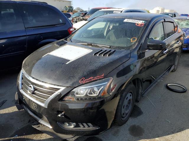 3N1AB7AP5DL562586 - 2013 NISSAN SENTRA BLACK photo 2