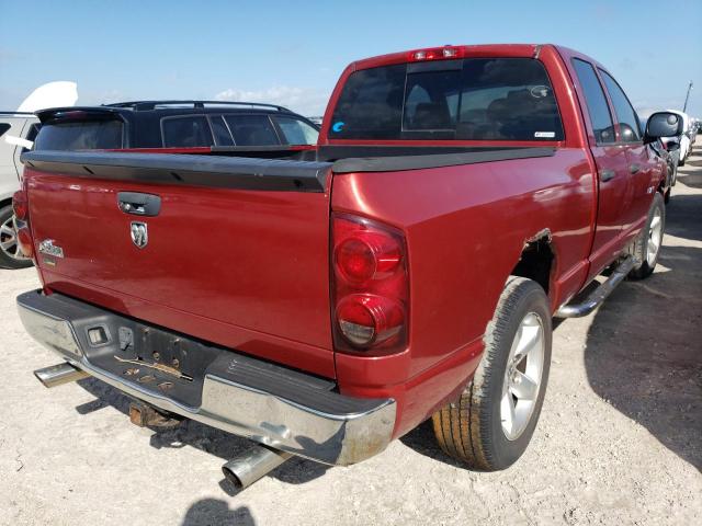 1D7HA18N68S581970 - 2008 DODGE RAM 1500 S MAROON photo 4