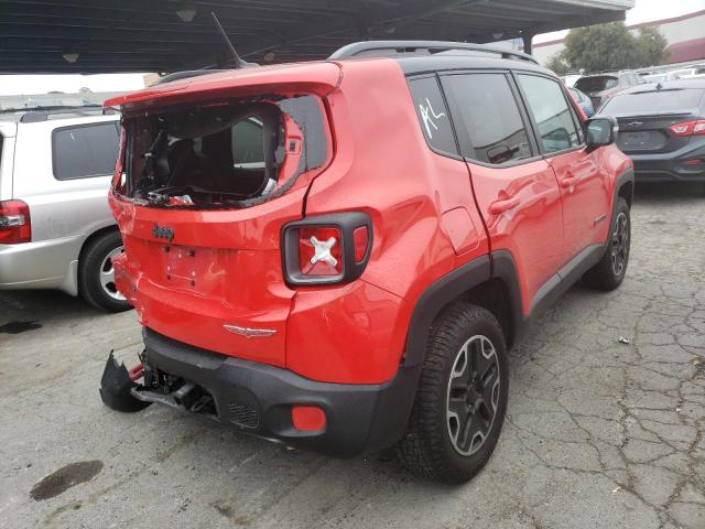 ZACCJBCB8HPE89174 - 2017 JEEP RENEGADE T RED photo 4