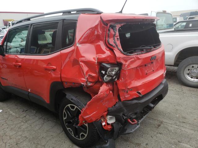 ZACCJBCB8HPE89174 - 2017 JEEP RENEGADE T RED photo 9