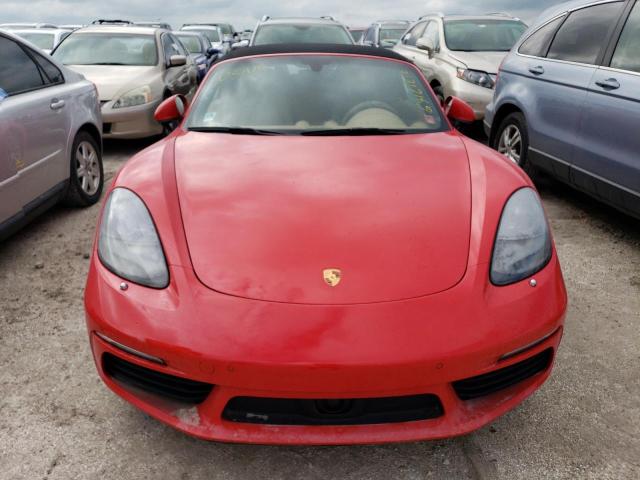 WP0CA2A88HS221436 - 2017 PORSCHE BOXSTER RED photo 7