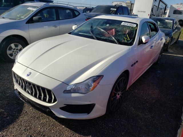 ZAM56RRS5H1225075 - 2017 MASERATI QUATTROPOR WHITE photo 2