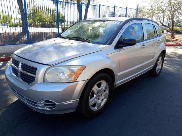 1B3HB48C89D104228 - 2009 DODGE CALIBER SX SILVER photo 2