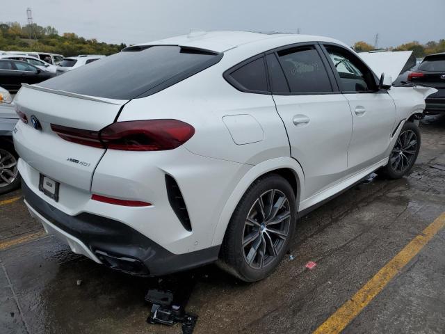 5UXCY6C07M9H72289 - 2021 BMW X6 XDRIVE4 WHITE photo 4