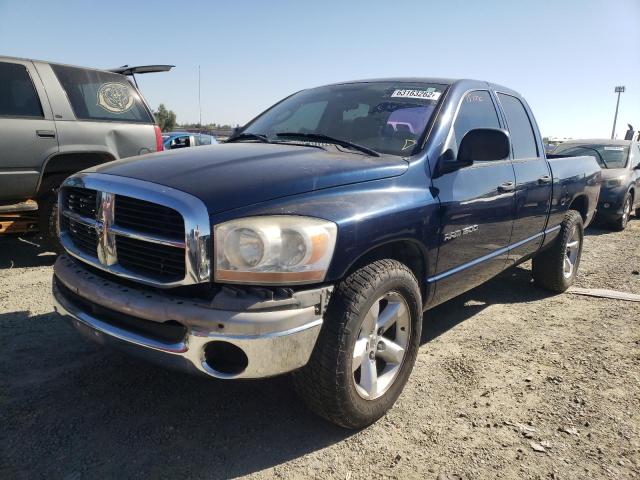 1D7HA18NX6S711133 - 2006 DODGE RAM 1500 S BLUE photo 2