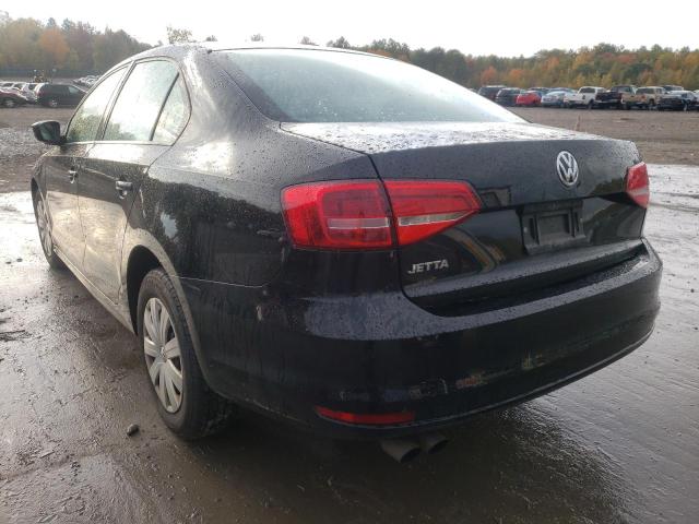 3VW1K7AJ9FM272676 - 2015 VOLKSWAGEN JETTA BASE 黑色 照片 3
