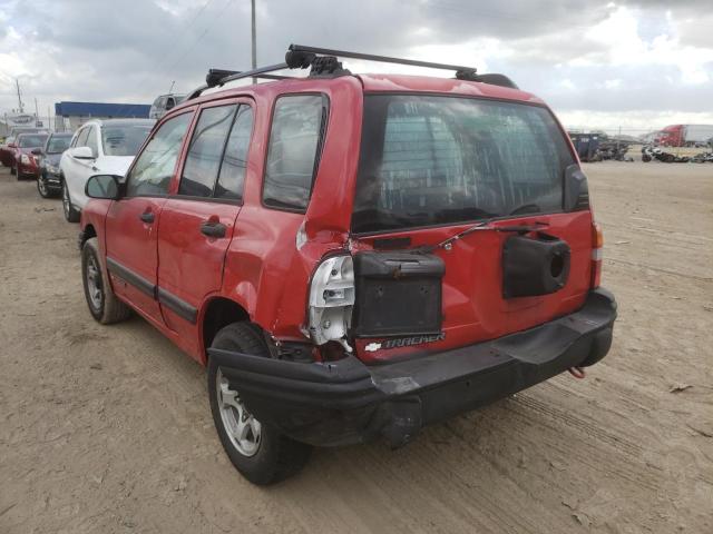 2CNBE13C816928584 - 2001 CHEVROLET TRACKER RED photo 3