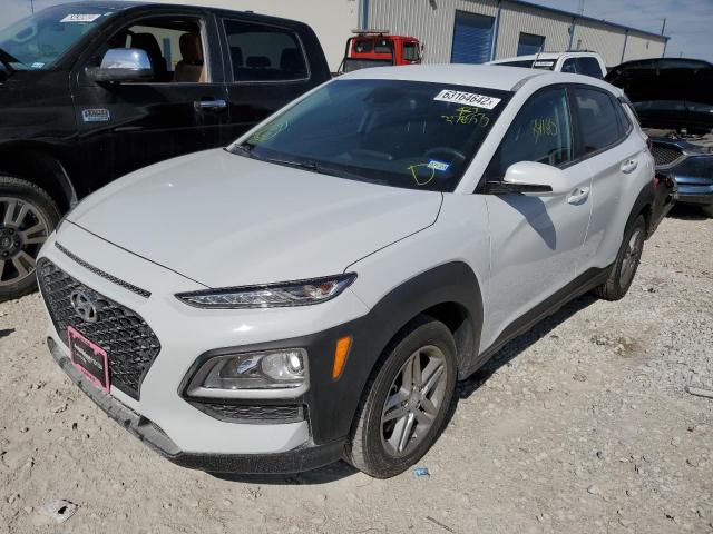 KM8K1CAA2KU378553 - 2019 HYUNDAI KONA SE WHITE photo 2