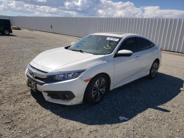 2HGFC1F75HH633095 - 2017 HONDA CIVIC EXL Biały zdjęcie 2