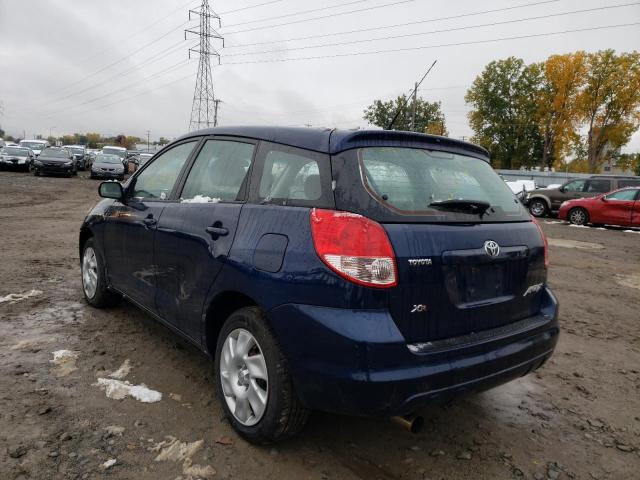 2T1KR32E33C100404 - 2003 TOYOTA MATRIX XR BLUE photo 3