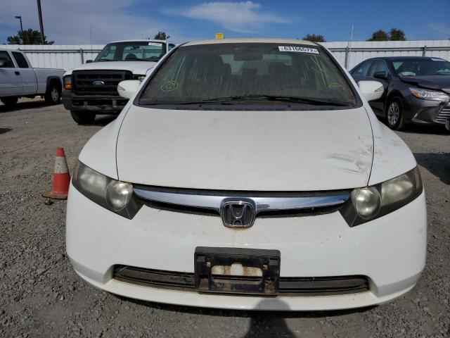 JHMFA36258S014699 - 2008 HONDA CIVIC HYBR WHITE photo 9