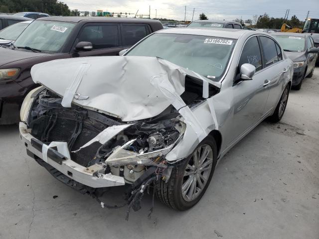 KMHGC4DF3BU132219 - 2011 HYUNDAI GENESIS 4. SILVER photo 2