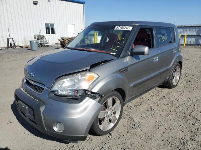 KNDJT2A24A7050142 - 2010 KIA SOUL CHARCOAL photo 2