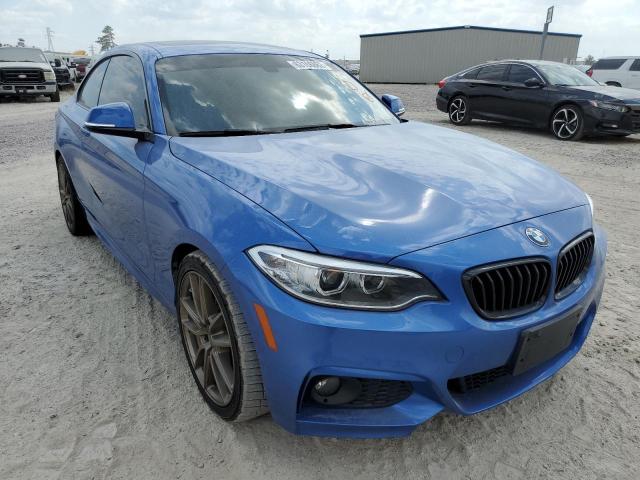 WBA2F9C32H7A40374 - 2017 BMW 230I BLUE photo 1