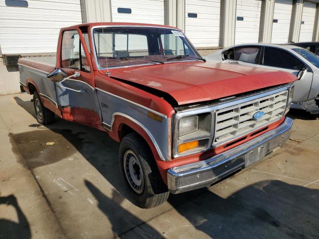 1FTCF15Y6EPB65159 - 1984 FORD F150 RED photo 1