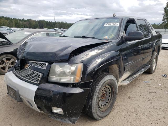 3GNVKFE00AG161237 - 2010 CHEVROLET AVALANCHE BLACK photo 2