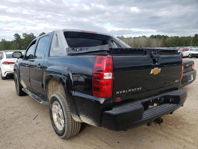 3GNVKFE00AG161237 - 2010 CHEVROLET AVALANCHE BLACK photo 3