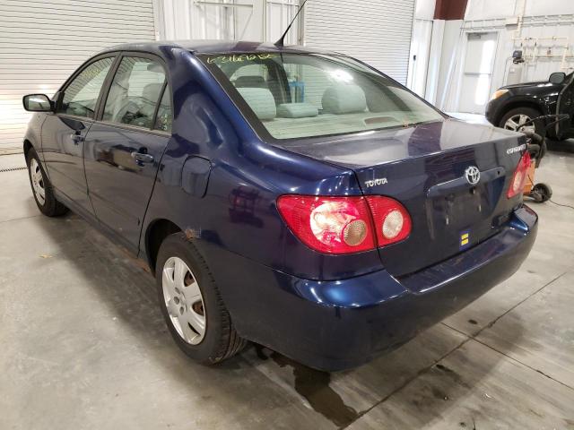 1NXBR32EX8Z013315 - 2008 TOYOTA COROLLA-4 BLUE photo 3