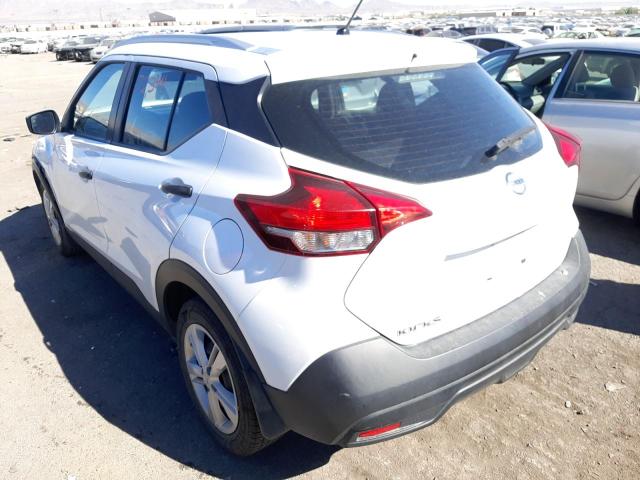 3N1CP5CU1JL506691 - 2018 NISSAN KICKS S WHITE photo 3