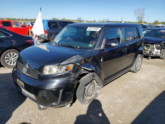JTLKE50E181023333 - 2008 TOYOTA SCION XB შავი ფოტო 2