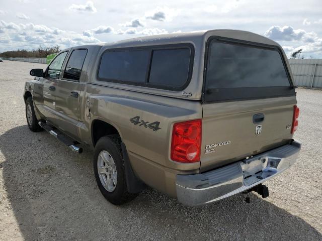 1D7HW48N66S528878 - 2006 DODGE DAKOTA QUA TAN photo 3