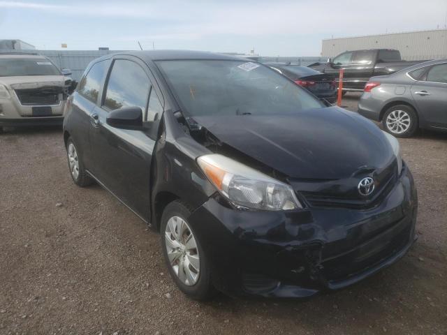 JTDJTUD30CD534281 - 2012 TOYOTA YARIS BLACK photo 1