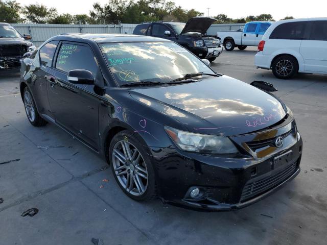 JTKJF5C71B3018168 - 2011 TOYOTA SCION TC BLACK photo 1