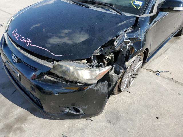 JTKJF5C71B3018168 - 2011 TOYOTA SCION TC BLACK photo 9