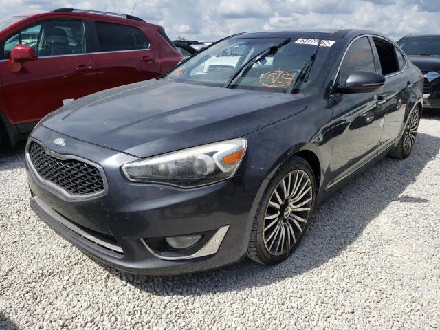 KNALN4D73E5129709 - 2014 KIA CADENZA PR GRAY photo 2