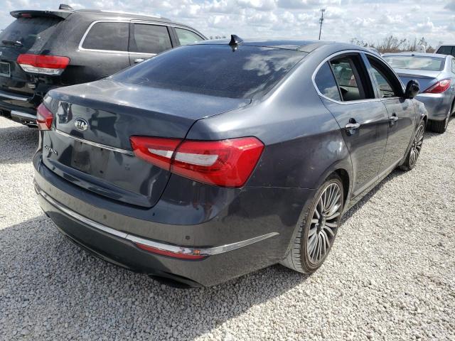 KNALN4D73E5129709 - 2014 KIA CADENZA PR GRAY photo 4