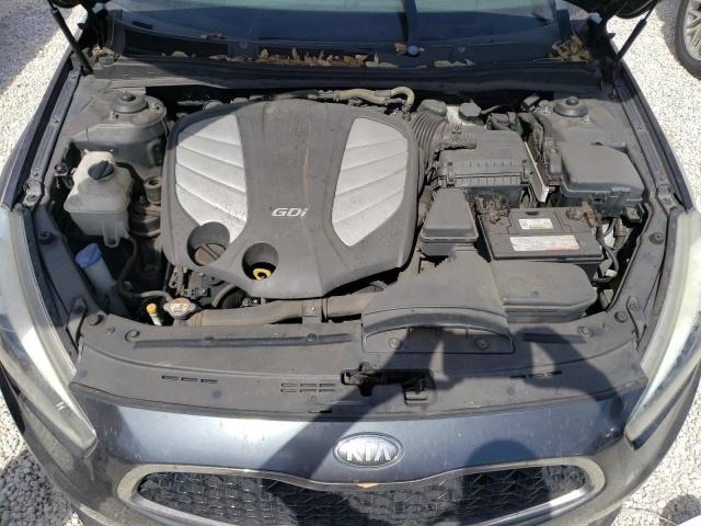 KNALN4D73E5129709 - 2014 KIA CADENZA PR GRAY photo 7