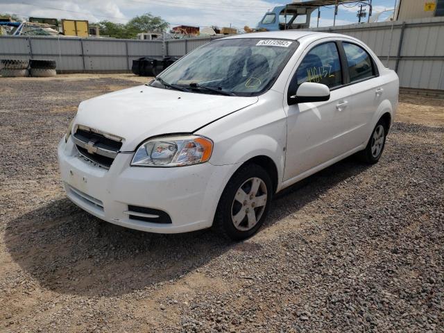KL1TD56E59B662375 - 2009 CHEVROLET AVEO LS 白色 照片 2