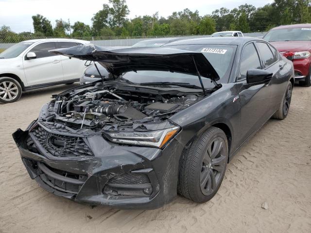 19UUB5F56NA002804 - 2022 ACURA TLX TECH A GRAY photo 2