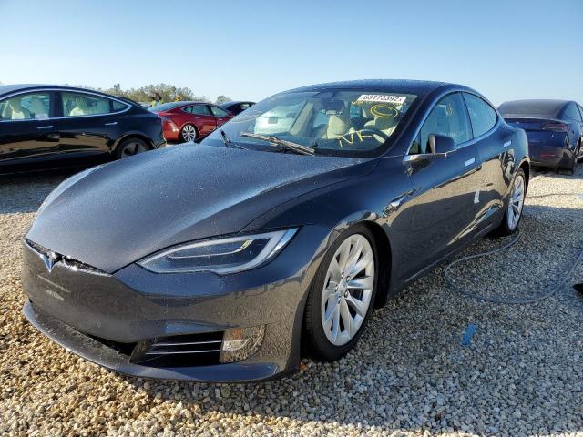 5YJSA1E2XJF283970 - 2018 TESLA MODEL S Mavi foto 2