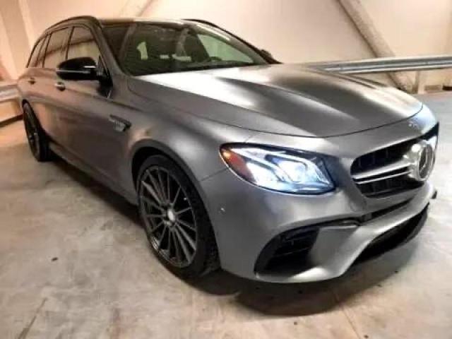 WDDZH8KB5JA386235 - 2018 MERCEDES-BENZ E 63 AMG-S GRAY photo 1