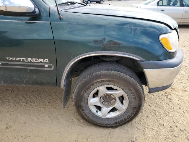 5TBRN34162S262143 - 2002 TOYOTA TUNDRA ACC GREEN photo 9