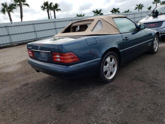 WDBFA68F4XF184660 - 1999 MERCEDES-BENZ SL 500 BLUE photo 4