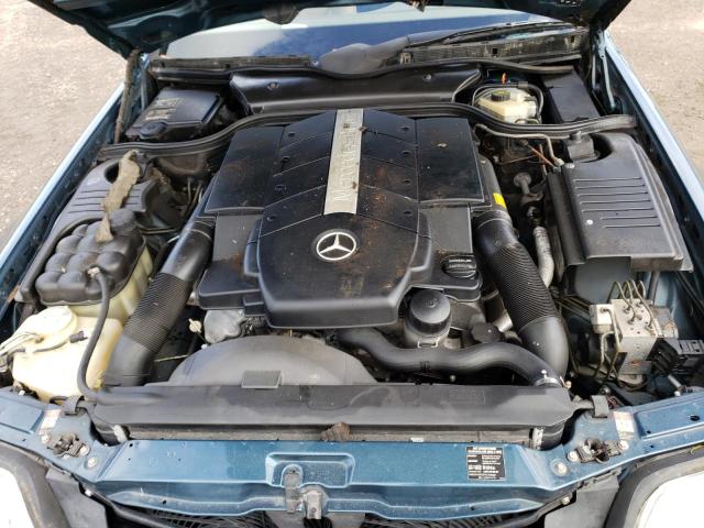 WDBFA68F4XF184660 - 1999 MERCEDES-BENZ SL 500 BLUE photo 7