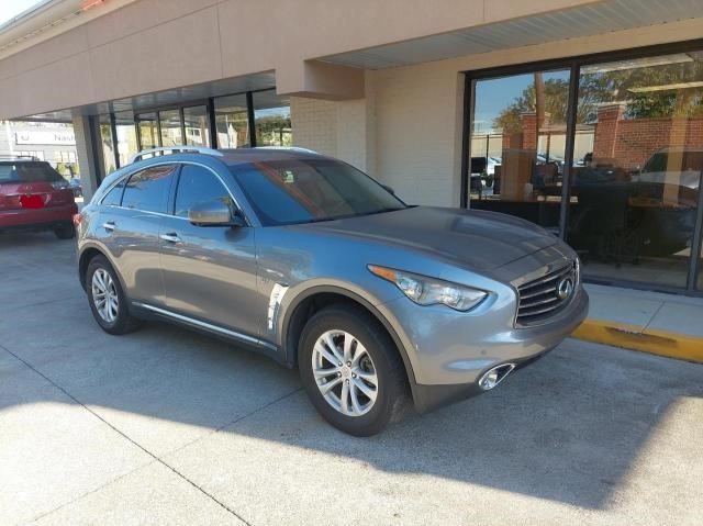 JN8CS1MW0FM482521 - 2015 INFINITI QX70 GRAY photo 1