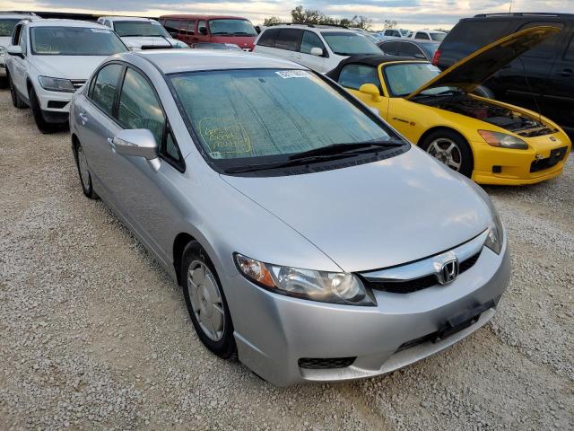 JHMFA36239S017411 - 2009 HONDA CIVIC HYBR SILVER photo 1