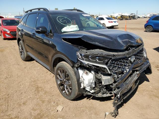 5XYRKDLF9MG022717 - 2021 KIA SORENTO SX BLACK photo 1