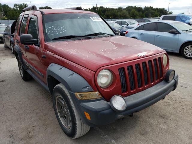 1J4GK38K76W190346 - 2006 JEEP LIBERTY RE RED photo 1