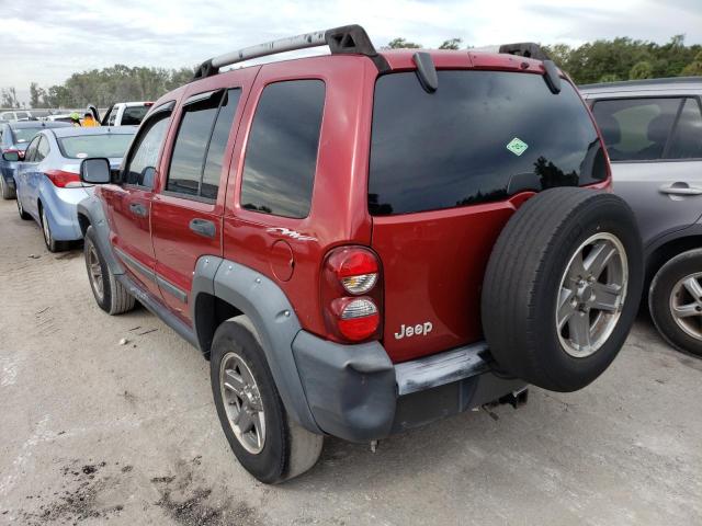 1J4GK38K76W190346 - 2006 JEEP LIBERTY RE RED photo 3