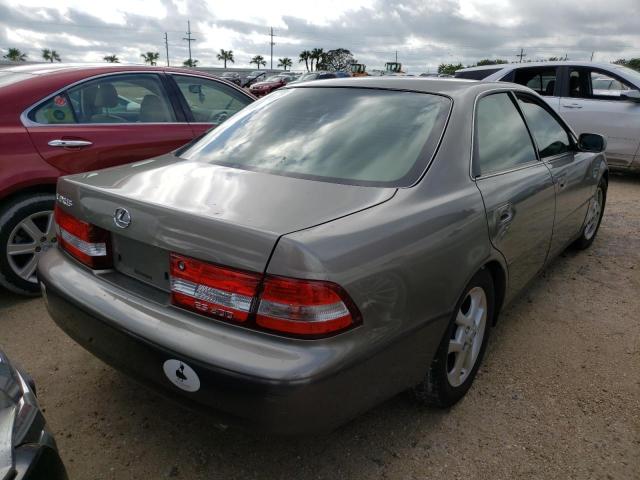 JT8BF28G115111275 - 2001 LEXUS ES 300 GRAY photo 4