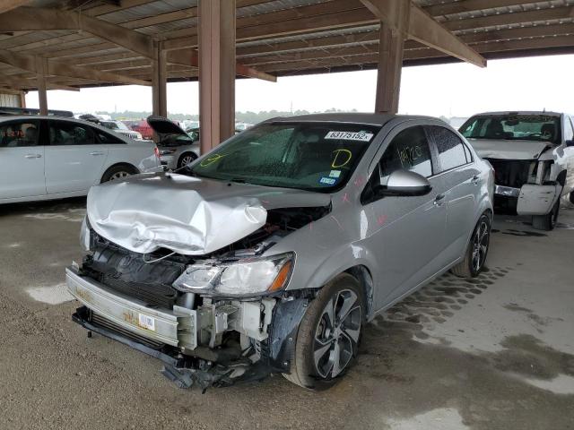 1G1JF5SB1H4114357 - 2017 CHEVROLET SONIC PREM SILVER photo 2