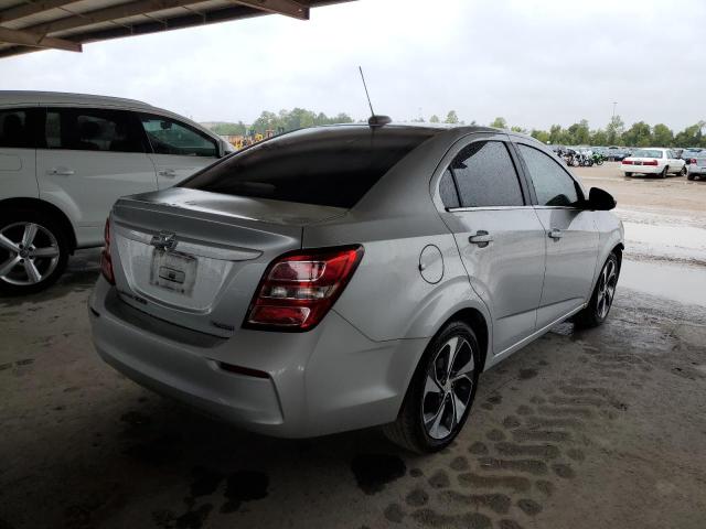 1G1JF5SB1H4114357 - 2017 CHEVROLET SONIC PREM SILVER photo 4