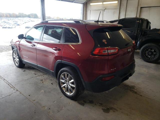 1C4PJMDS0GW278869 - 2016 JEEP CHEROKEE L BURGUNDY photo 3